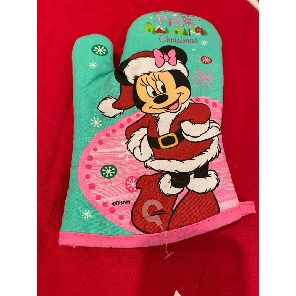 Christmas disney Minnie Mouse oven mitt - Picture 2 of 4